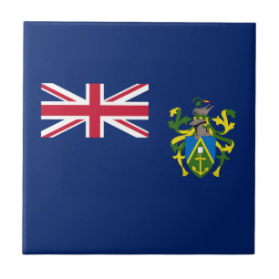 Pitcairnöarnas flagga kakelplatta