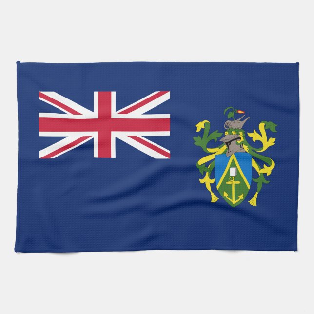 Pitcairnöarnas flagga kökshandduk (Horisontell)