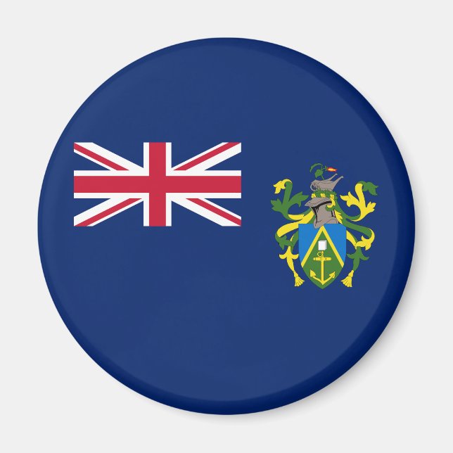 Pitcairnöarnas flagga magnet (Framsidan)