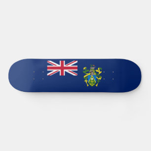 Pitcairnöarnas flagga mini skateboard bräda 18,5 cm