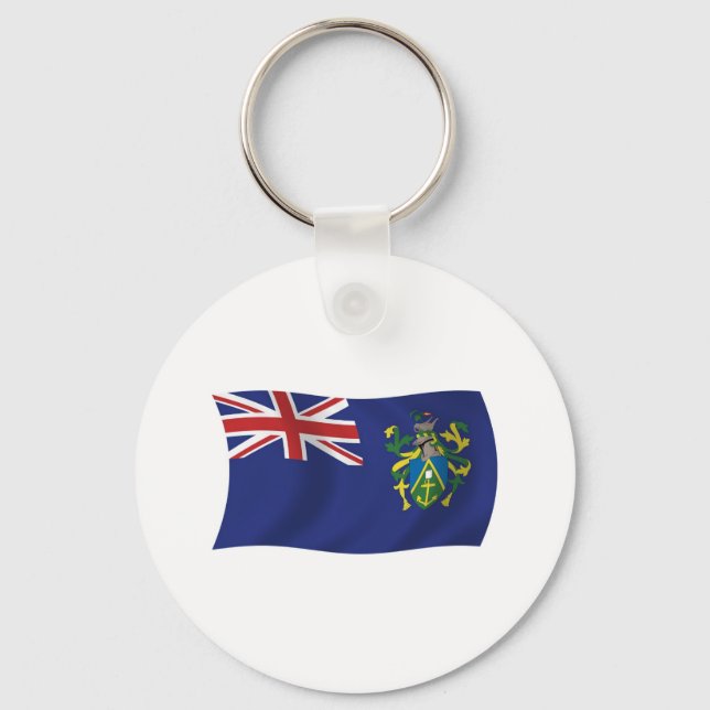 Pitcairnöarnas flagga Nyckelring (Framsida)
