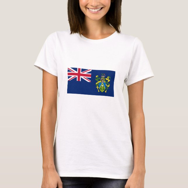 Pitcairnöarnas flagga t shirt (Framsida)