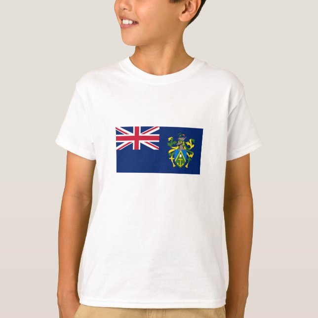 Pitcairnöarnas flagga t shirt (Framsida)