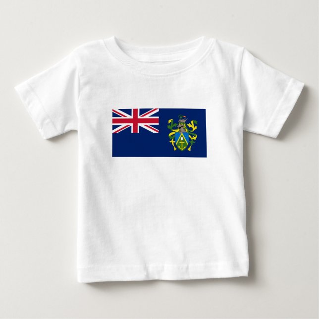 Pitcairnöarnas flagga t shirt (Framsida)