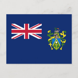 Pitcairnöarnas flagga vykort
