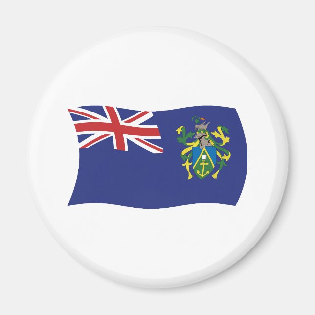 Pitcairnöarnas flaggmagnet magnet (Framsidan)
