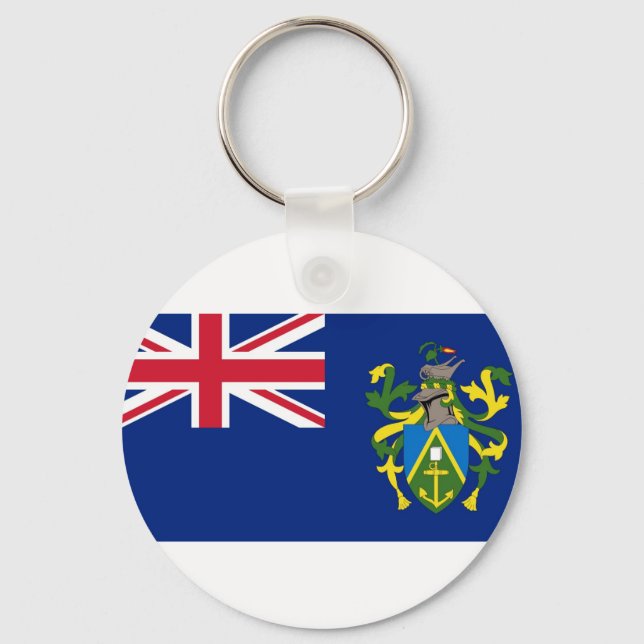 Pitcaironöarnas nationella Flagga Nyckelring (Framsida)