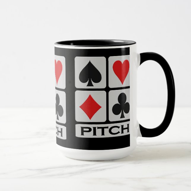 Pitch Player anpassningsbar mugg - välj stil & fär (Höger)