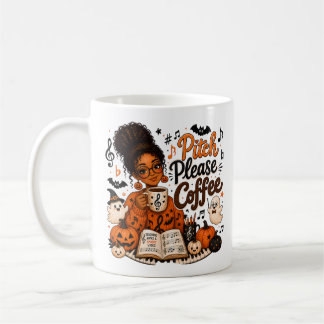 Pitch Please Kaffe Musiklärare Halloween Mugg