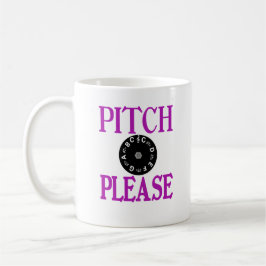 PITCH PLEASING PITCHPIPE LILA KAFFEMUGG