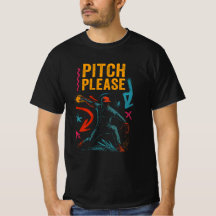 Pitch, snälla - Neon Graffiti Baseball Tee