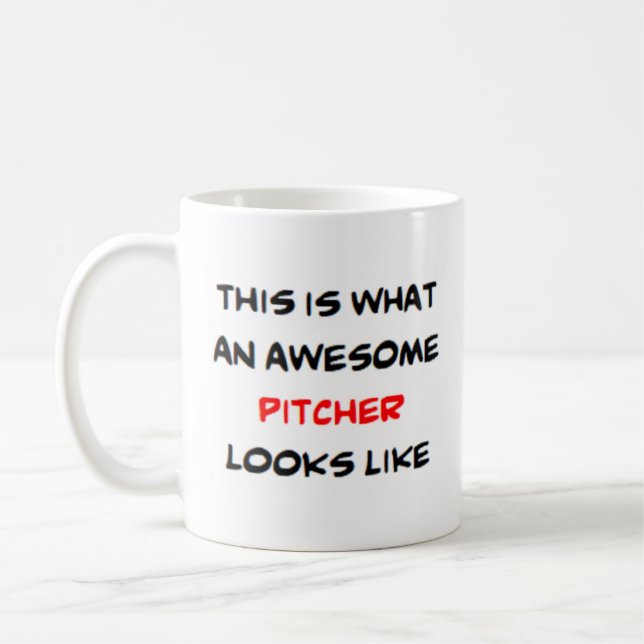 pitcher, fantastisk kaffemugg (Vänster)