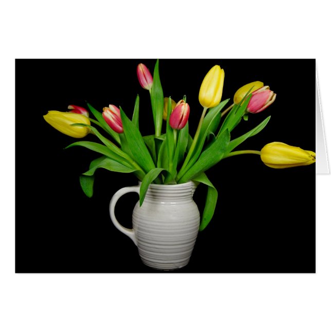 Pitcher i Bild Hälsningskort (Framsidan Horizontal)