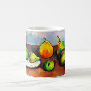 Pitcher och Fruit, Paul Cezanne Kaffemugg
