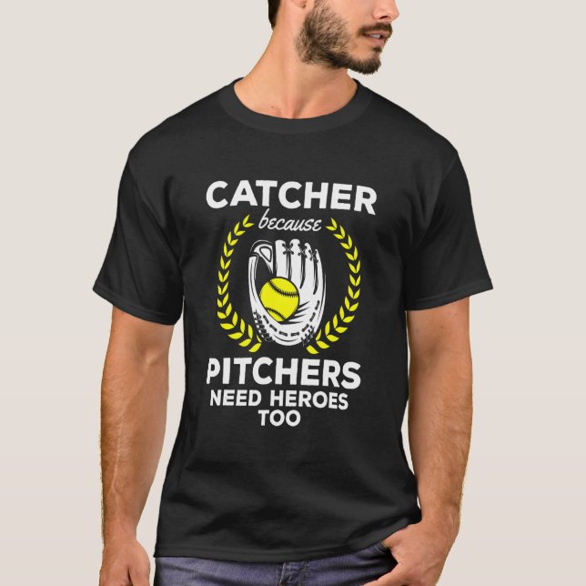 Pitchers behöver den här för att kunna spela softb t shirt (Framsida)