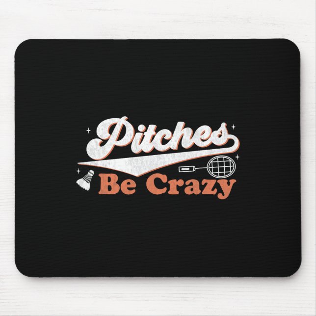 Pitches Be Crazy Funny Badminton Players Pitches S Musmatta (Framsidan)