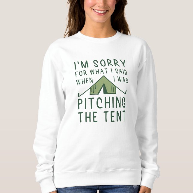 Pitching Tält T Shirt (Framsida)