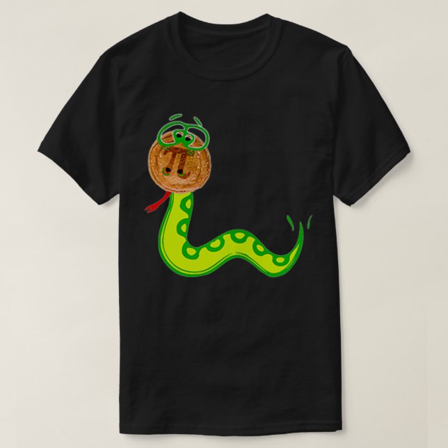 PITHON Pi Day Python Paj Math Snake Vild Animal Na T Shirt (Design framsida)