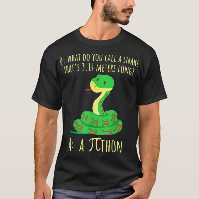 Pithon Snake T Shirt (Framsida)
