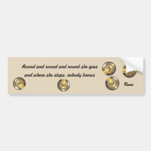 Pithy Bumper Sticker de RUMI Bildekal