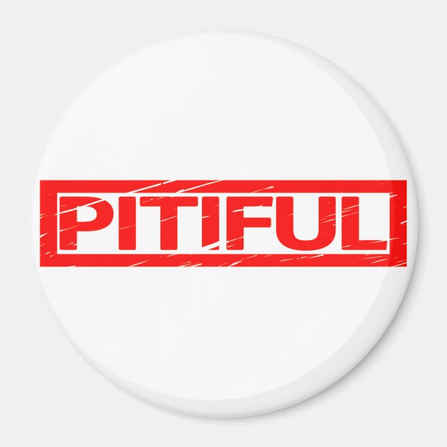 Pitiful Frimärke Magnet (Framsidan)