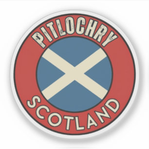 Pitlochry, Skottland Klistermärken