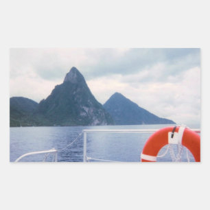 Pitons från Sea Sticker Rektangulärt Klistermärke