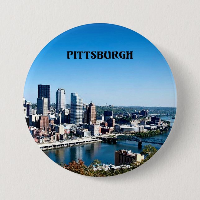 Pitsburgh, Pennsylvania-skyltinfoto Knapp (Framsida)