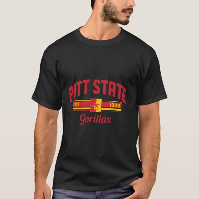 Pitt State Gorillas Nostalgic T Shirt (Framsida)