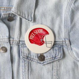 Pitt State Helmet Button Knapp