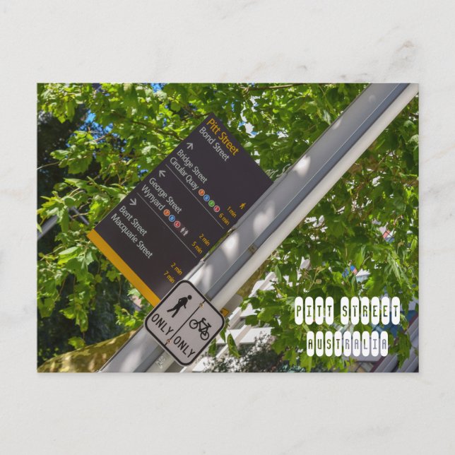 Pitt Street Vykort (Framsida)