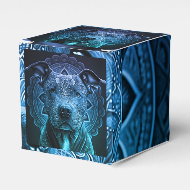 Pittbull Hund aveln Presentaskar (Framsidan Sidan)