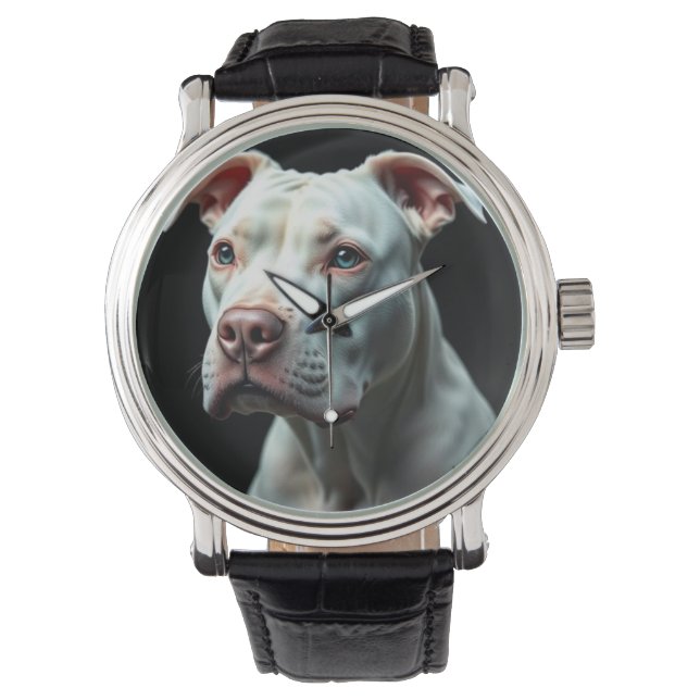 Pittbull Terrier Wrist Watch Armbandsur (Framsida)