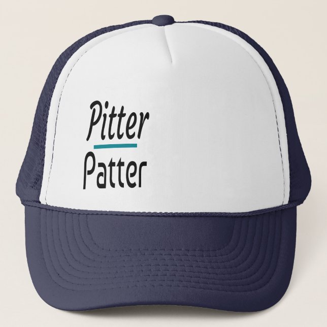 Pitter Patter, Humor Novelty Gift Keps (Framsida)