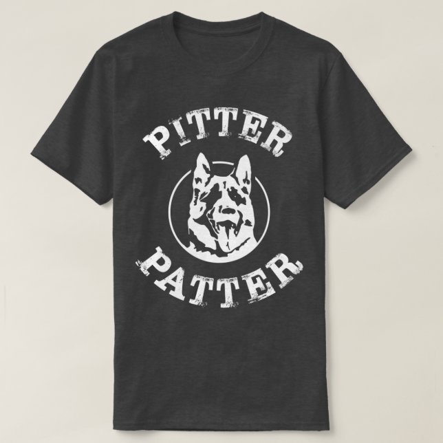 Pitter Patter Letx27s Hämta på ErTShirt T Shirt (Design framsida)