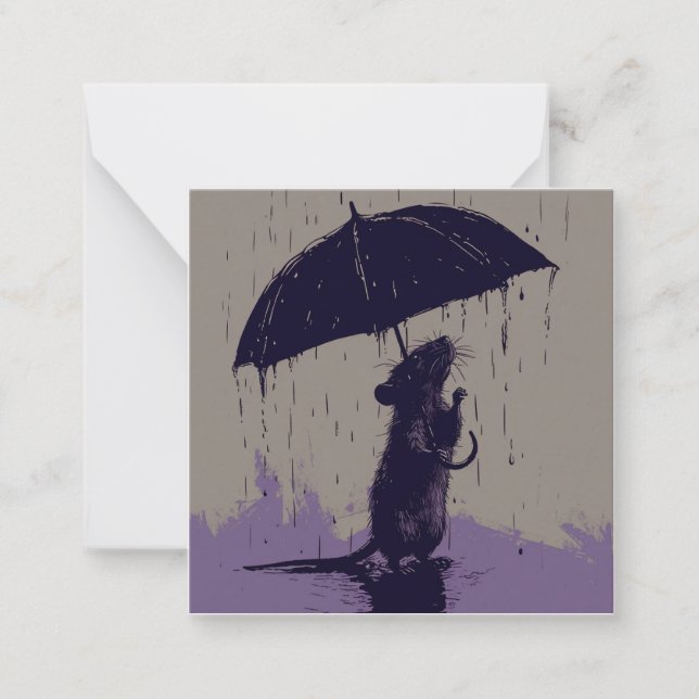 Pitter-Patter & Tass avtryck: Mysiga tal om musslo Anteckningskort (Framsida)