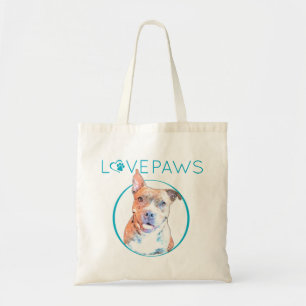 Pittie Kärlek Tote Bag Tygkasse