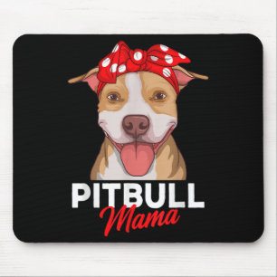 Pittie Mamma Pitbull Hund Mamma Roligt Mors Dag Pr Musmatta