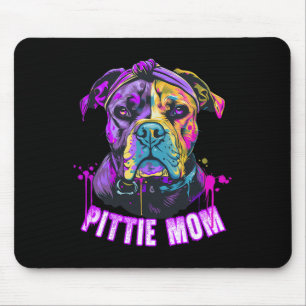 Pittie Mamma Pitbull Hundälskare Mors dag Musmatta
