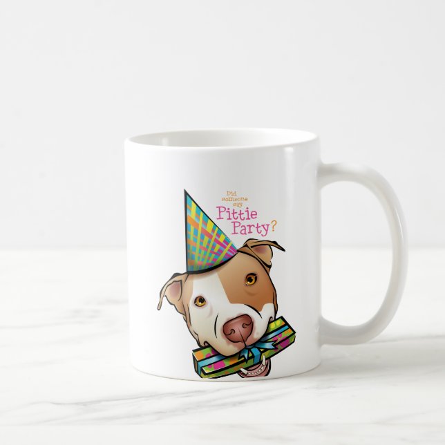 Pittie party kaffemugg (Höger)