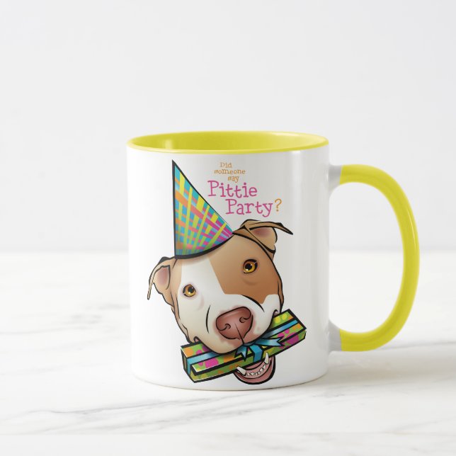 Pittie party mugg (Höger)