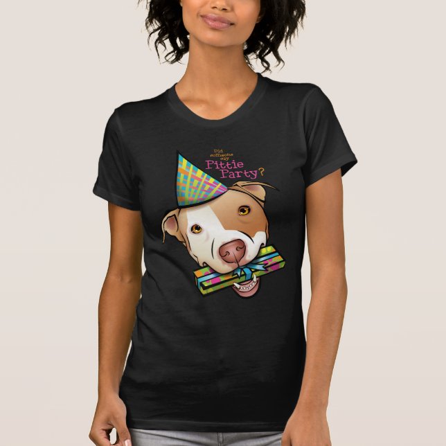 Pittie party tee shirt (Framsida)