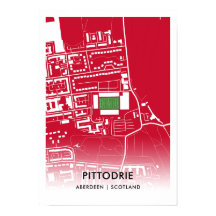Pittodrie Stadium Poster - hem för Aberdeen FC