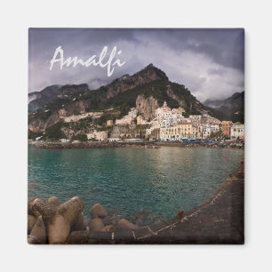 Pittoresk Amalfi kusten, italiensjösidaTown Magnet