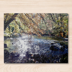 Pittoresk flod pussel