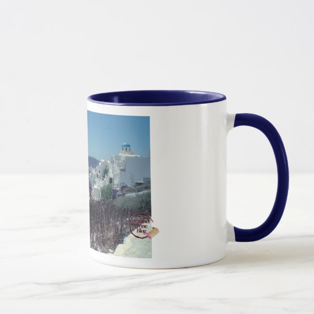Pittoresk Santorini kaffemugg (Höger)
