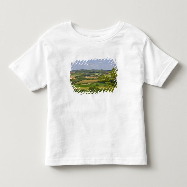 Pittoresk utsikt över jordbruksmark söder om Arcad T Shirt (Framsida)