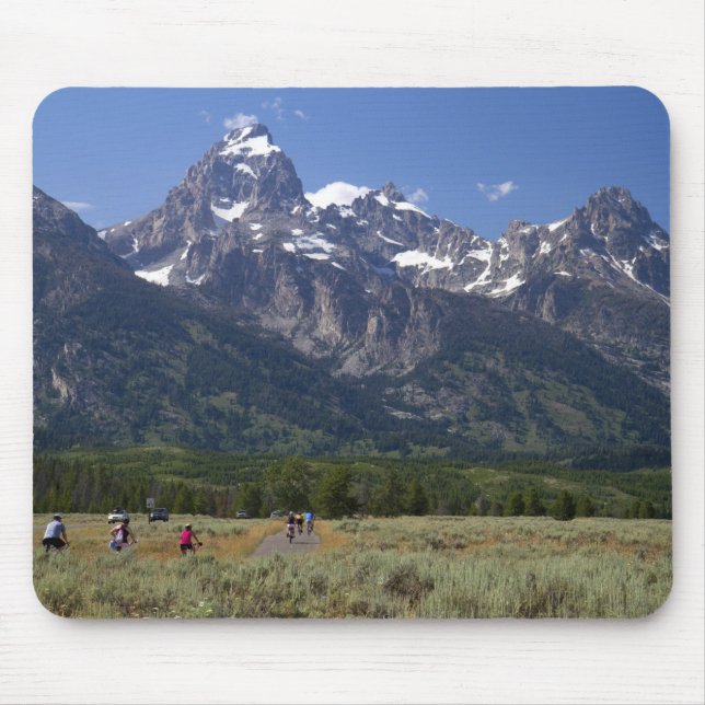 Pittoresk utsikt över Teton Range Musmatta (Framsidan)