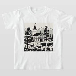 Pittoreska bergslandskap t shirt