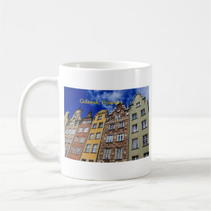 Pittoreska Gdansk, Polen Kaffemugg